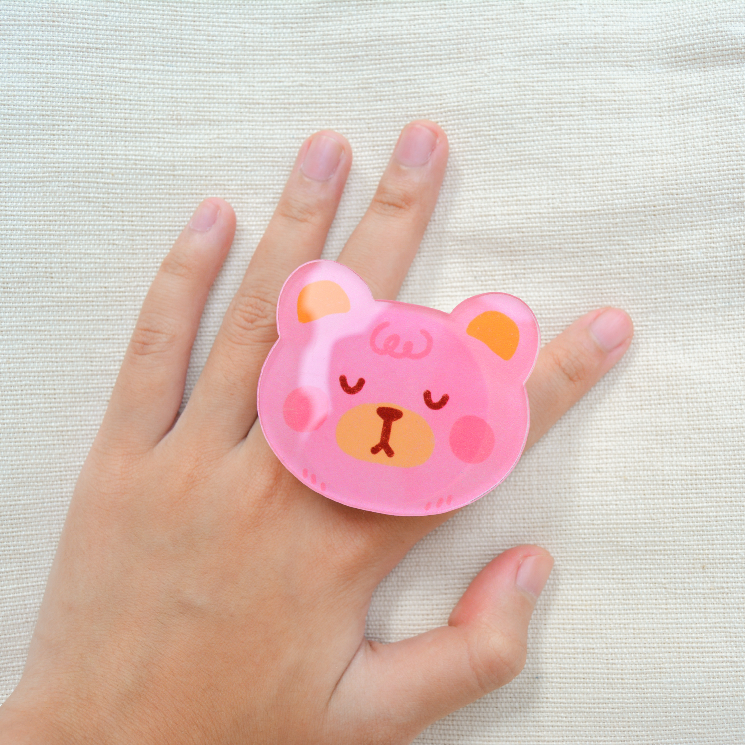 pink bear griptok